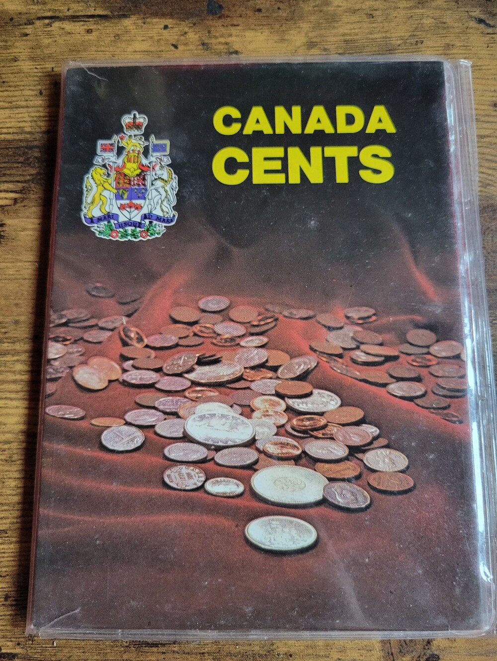 Canada Cents Coin Album with Coat of Arms